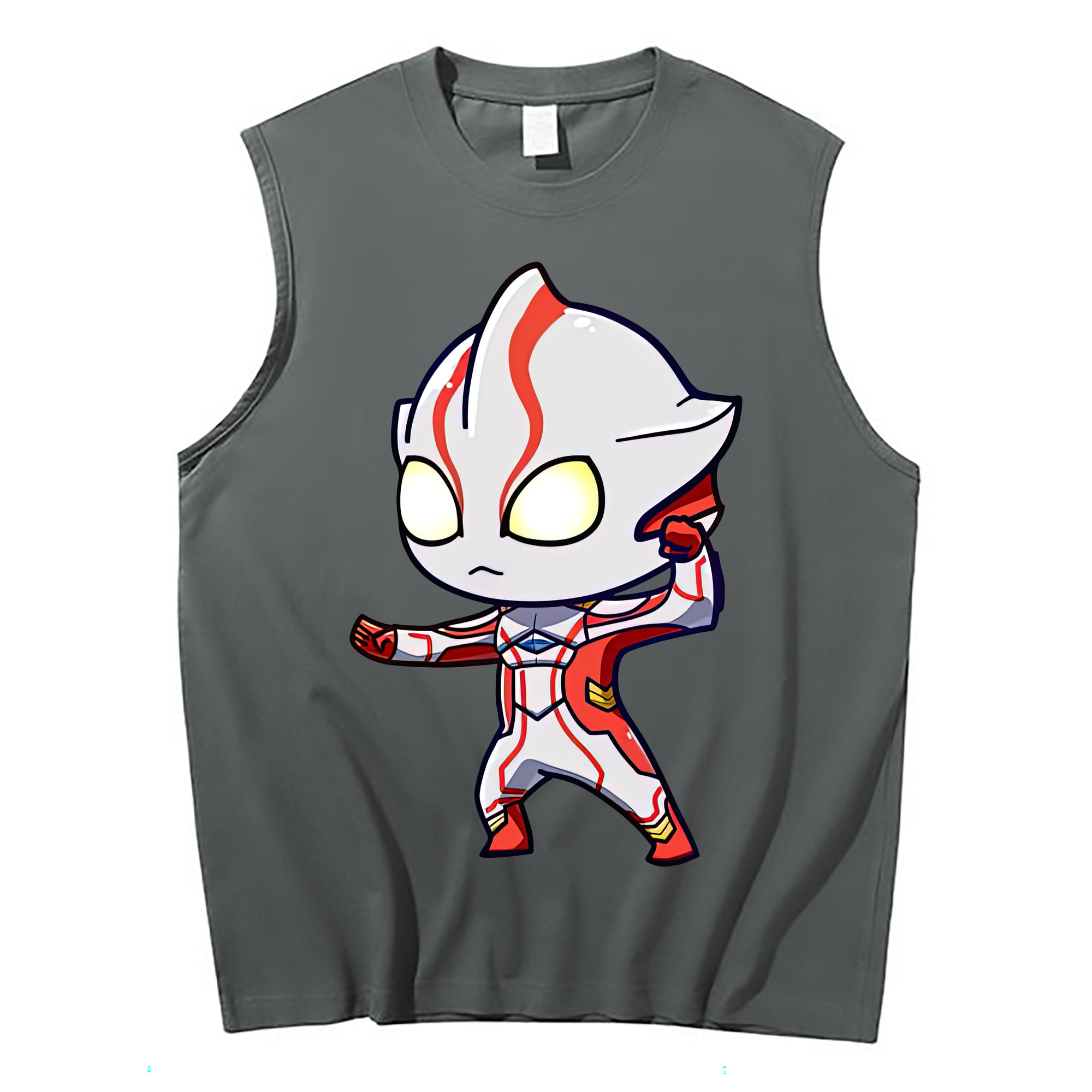 （画像用） ウルトラマン Ultraman コットン100％タンクトップ（フロントプリント）